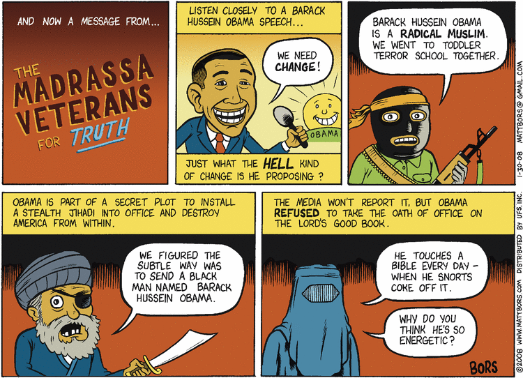 Matt Bors Comic Strip for January 30, 2008 
