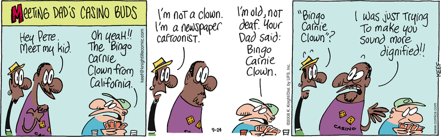 The Knight Life Comic Strip for September 24, 2008 