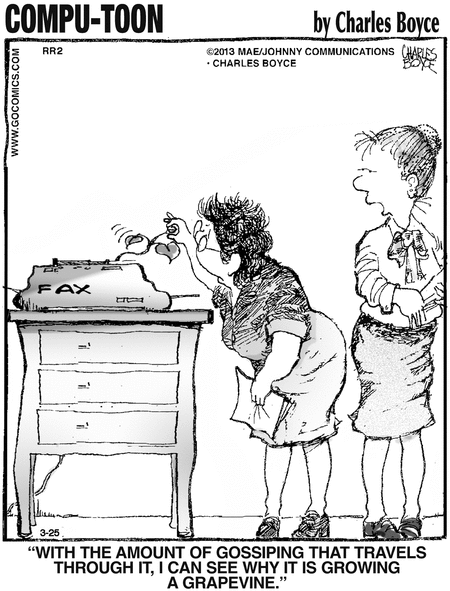 Compu-toon Comic Strip for March 25, 2013 
