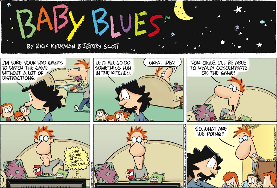 Baby Blues Comic Strip for February 09, 2025 