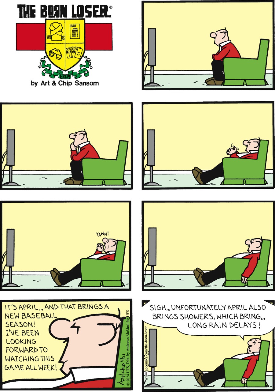 The Born Loser Comic Strip for April 21, 2024 