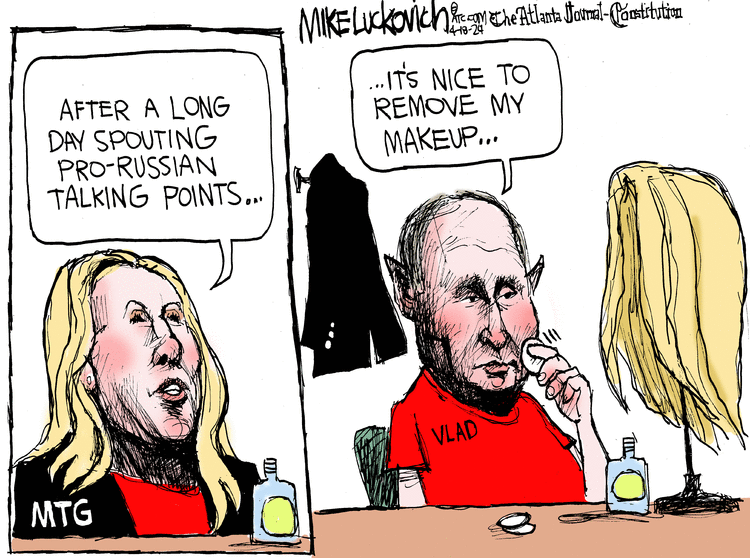 Mike Luckovich Comic Strip for April 18, 2024 