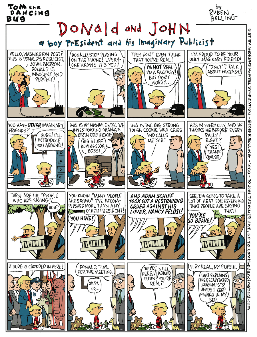 Tom the Dancing Bug Comic Strip for December 20, 2019 