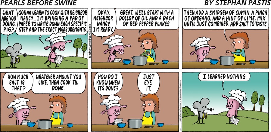 Pearls Before Swine Comic Strip for April 14, 2024 