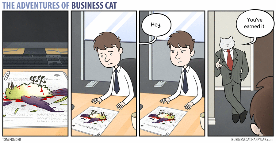 The Adventures of Business Cat Comic Strip for May 11, 2015 