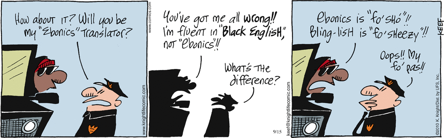 The Knight Life Comic Strip for September 15, 2010 