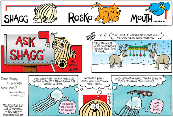 Ask Shagg Comic Strip for April 21, 2024 