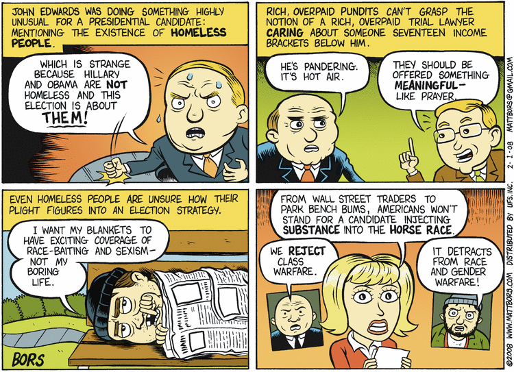 Matt Bors Comic Strip for February 01, 2008 