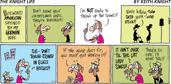 The Knight Life Comic Strip for June 12, 2011 