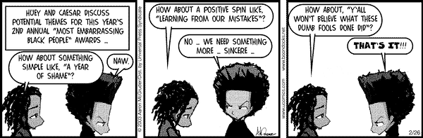 The Boondocks Comic Strip for September 29, 2010 