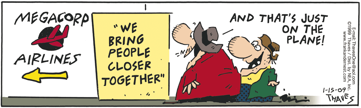 Frank and Ernest Comic Strip for January 15, 2009 