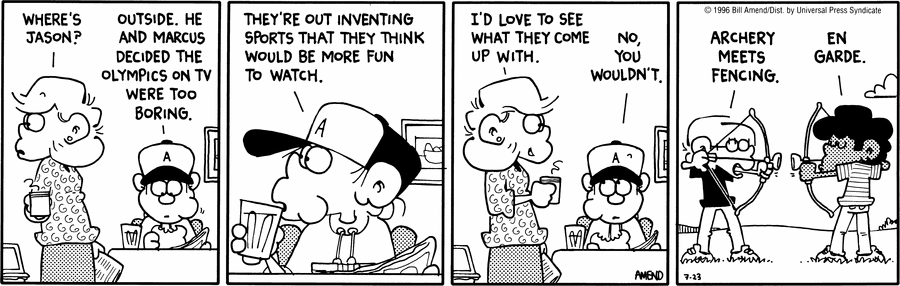 FoxTrot Classics Comic Strip for July 23, 2007 