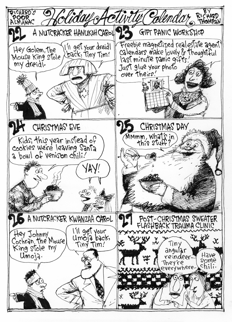 Richard's Poor Almanac Comic Strip for December 22, 2015 