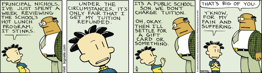 Big Nate Comic Strip for June 08, 2024 
