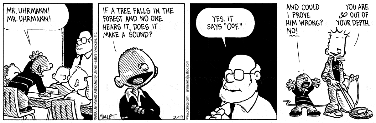 Frazz Comic Strip for February 19, 2003 