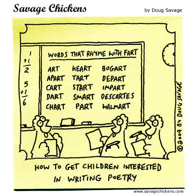 Savage Chickens Comic Strip for October 10, 2013 