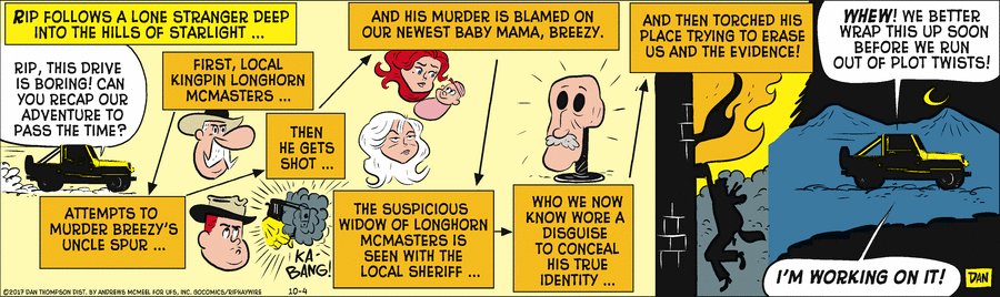 Rip Haywire Comic Strip for October 04, 2017 