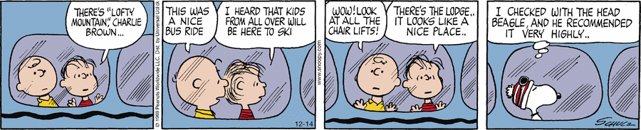 Peanuts Comic Strip for December 14, 2016 