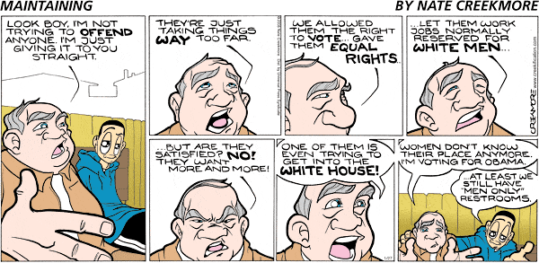 Maintaining Comic Strip for January 27, 2008 