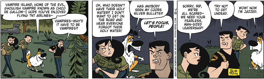 Rip Haywire Comic Strip for July 19, 2010 