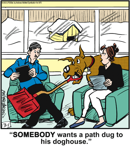 Marmaduke Comic Strip for March 01, 2022 