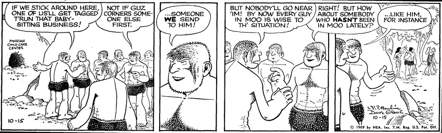 Alley Oop Comic Strip for October 15, 1969 