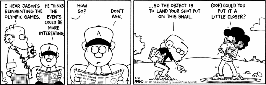 FoxTrot Classics Comic Strip for July 24, 2007 