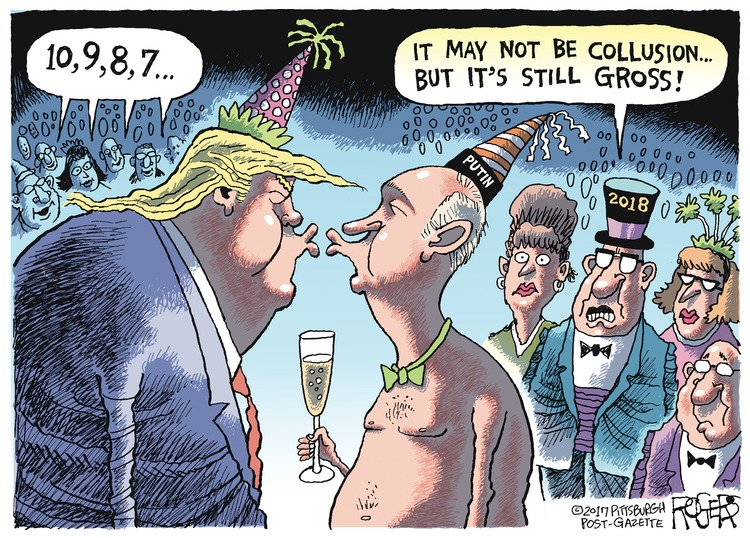 Rob Rogers Comic Strip for December 31, 2017 