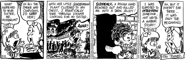 Heart of the City Comic Strip for October 12, 2002 