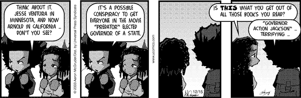 The Boondocks Comic Strip for July 18, 2011 