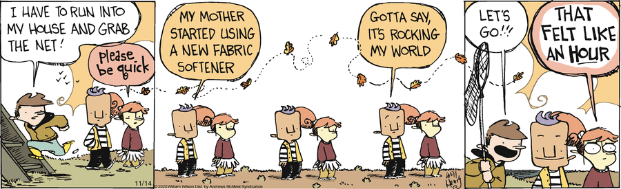 Wallace the Brave Comic Strip for November 14, 2020 