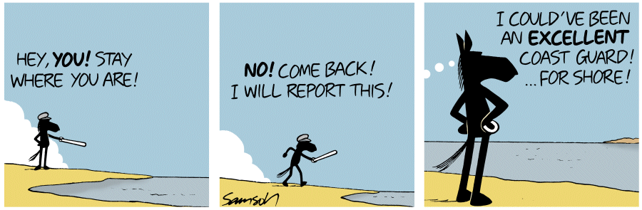 Dark Side of the Horse Comic Strip for September 15, 2014 