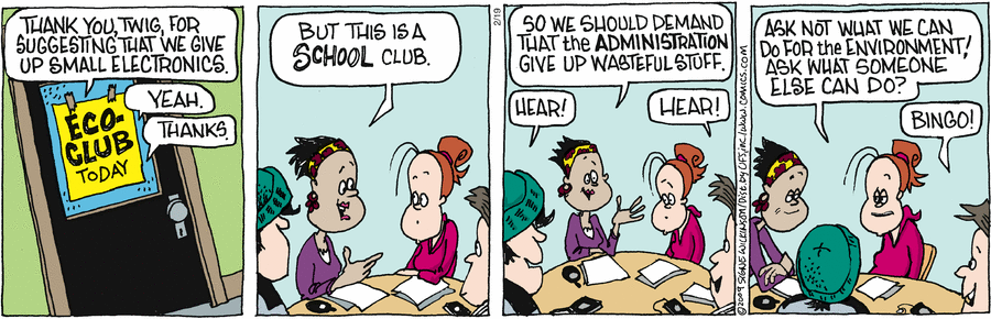Family Tree Comic Strip for February 19, 2009 