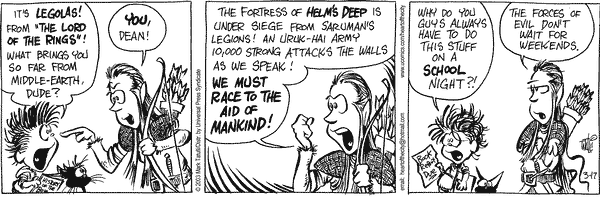 Heart of the City Comic Strip for March 17, 2003 