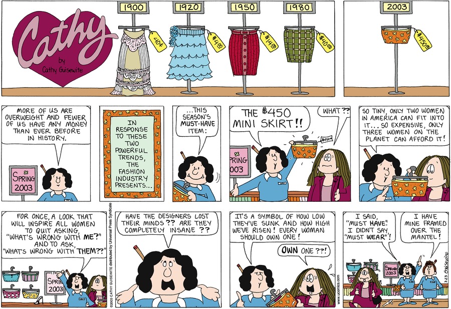 Cathy Classics Comic Strip for March 23, 2025 