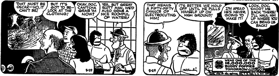 Alley Oop Comic Strip for May 29, 1946 
