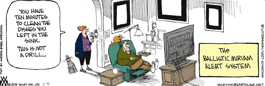 Non Sequitur Comic Strip for February 05, 2018 