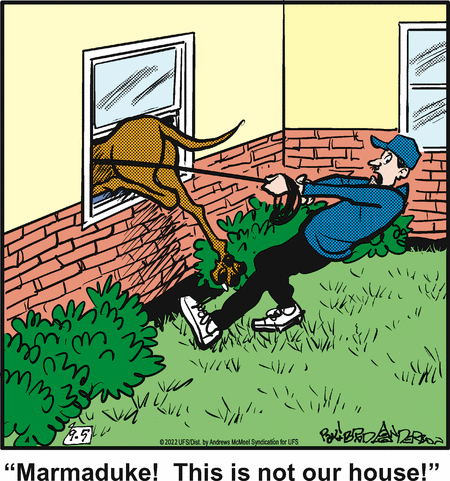 Marmaduke Comic Strip for September 05, 2022 
