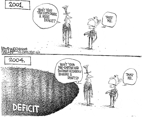 Matt Davies Comic Strip for October 12, 2004 