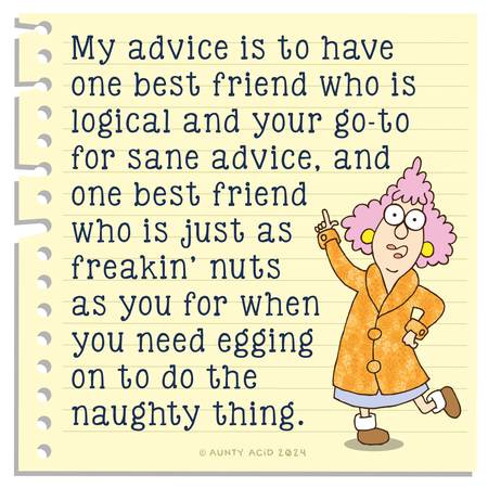 Aunty Acid Comic Strip for January 19, 2025 