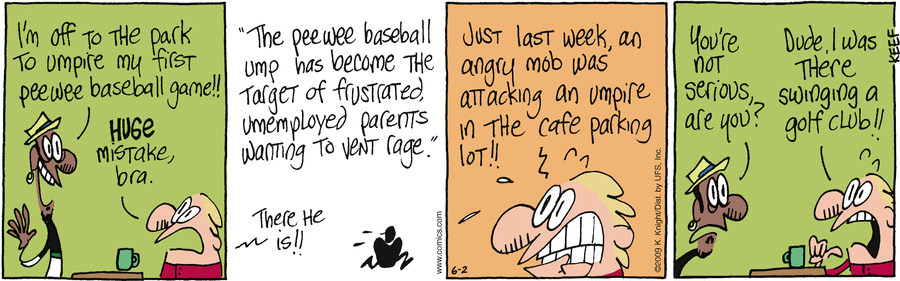 The Knight Life Comic Strip for June 02, 2009 