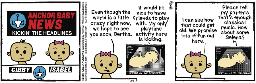 La Cucaracha Comic Strip for February 08, 2025 