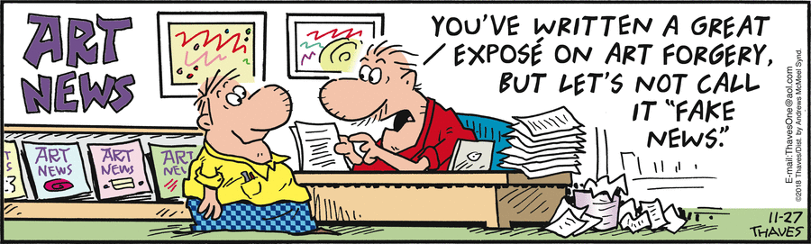 Frank and Ernest Comic Strip for November 27, 2018 