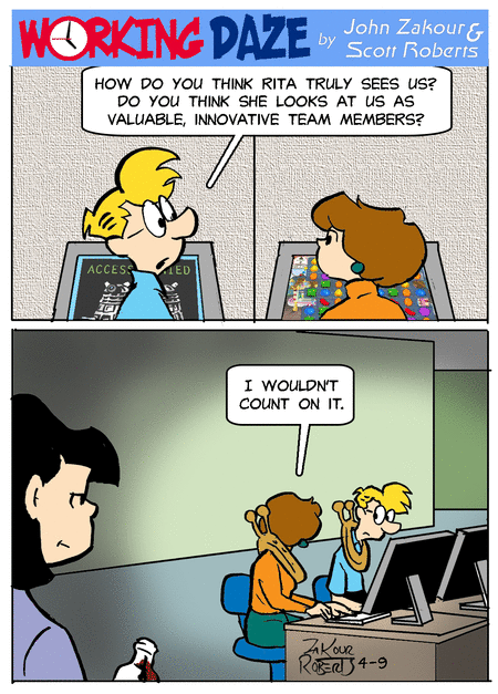 Working Daze Comic Strip for April 09, 2024 