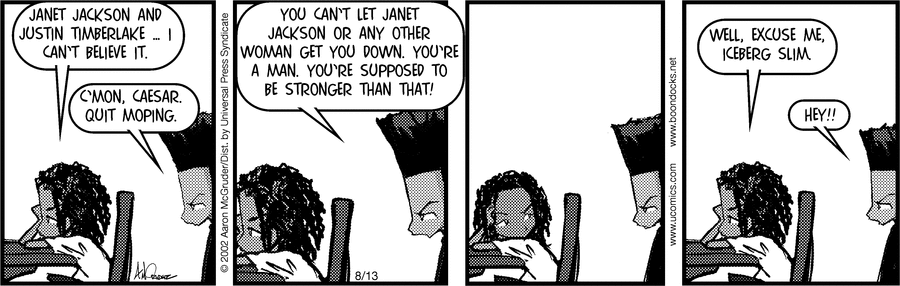 The Boondocks Comic Strip for August 13, 2002 