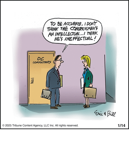 Bottom Liners Comic Strip for January 14, 2025 
