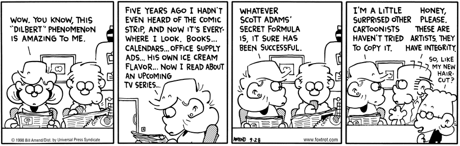 FoxTrot Classics Comic Strip for September 28, 2009 