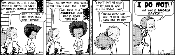 The Boondocks Comic Strip for November 06, 2013 