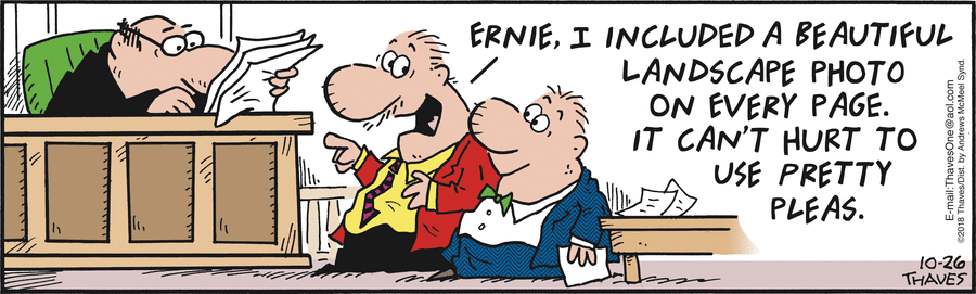Frank and Ernest Comic Strip for October 26, 2018 