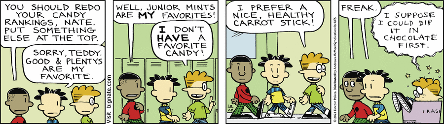 Big Nate Comic Strip for October 28, 2023 